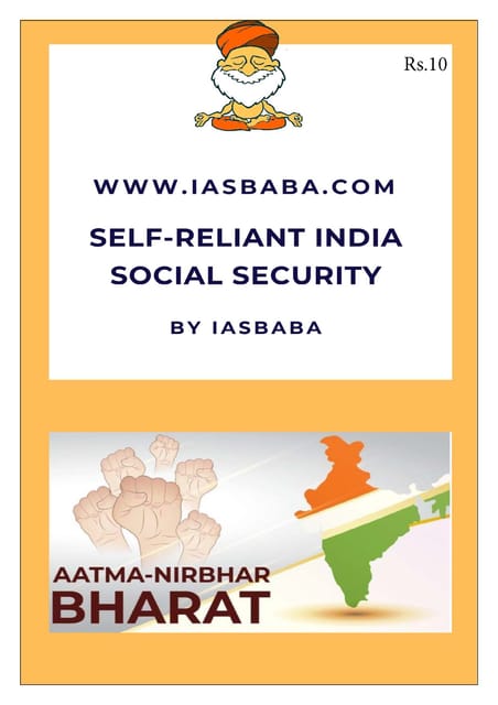 IAS Baba Yojana Kurukshetra Gist - July 2020 [B/W PRINTOUT]