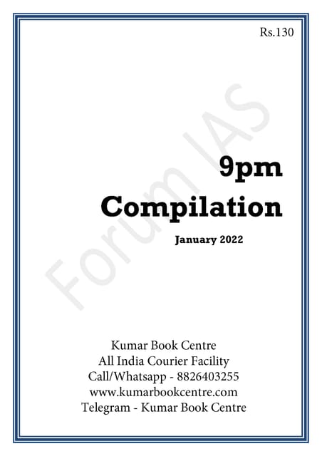 Forum IAS 9pm Compilation - January 2022 - [B/W PRINTOUT]