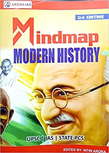 Mind map History  (Modern History ) Arora IAS written by Nitin Arora & Team