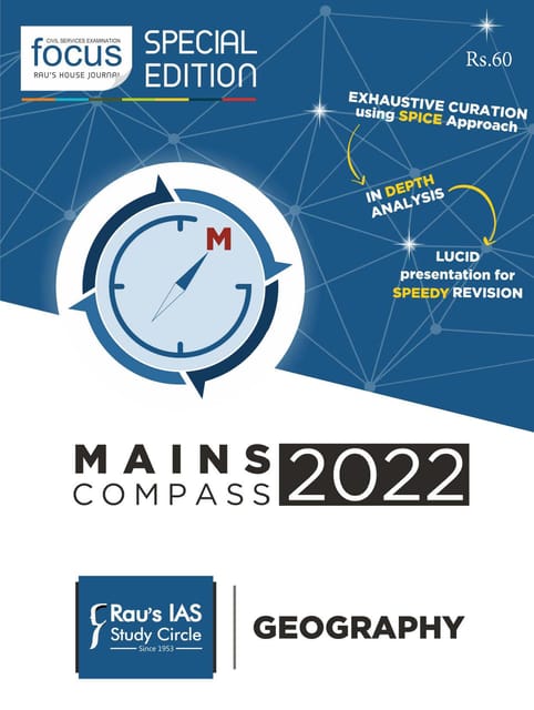 Geography - Rau's IAS Mains Compass 2022 - [B/W PRINTOUT]