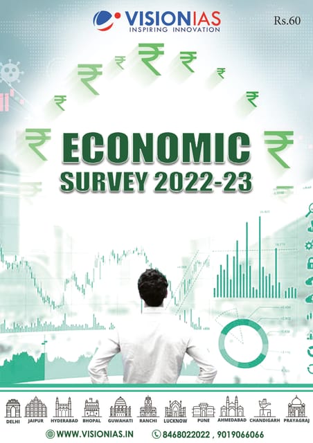 Vision IAS Economic Survey 2022-23 Summary - [B/W PRINTOUT]