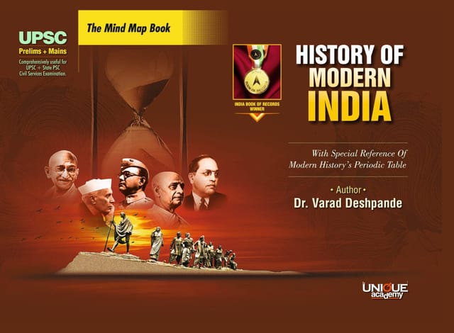 The Mind Map Book History Of Modern India by Varun Deshpande