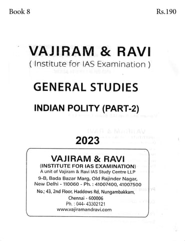 Indian Polity (Part 2) - General Studies GS Printed Notes Yellow Book ...