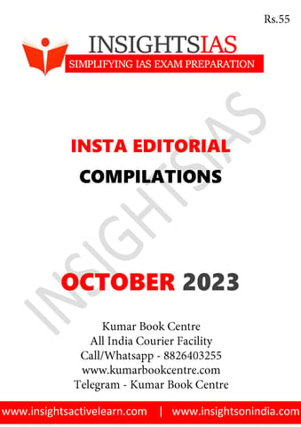 October 2023 - Insights on India Editorial - [B/W PRINTOUT]