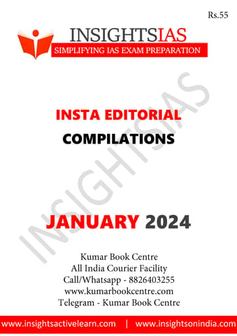 January 2024 - Insights on India Editorial - [B/W PRINTOUT]