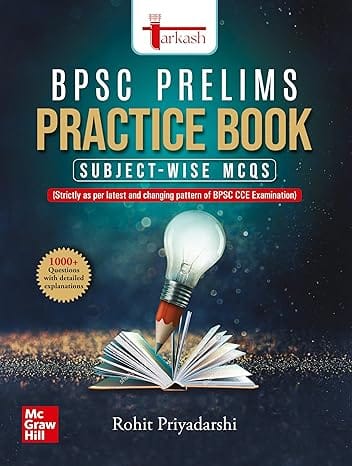 Tarkash BPSC Prelims Practice Book (English Medium) | 1000+ Subjectwise Practice Questions MCQs | Combined Competitive Exam (CCE) Latest Pattern Questions with Detailed Solutions | Sectional Mock Test