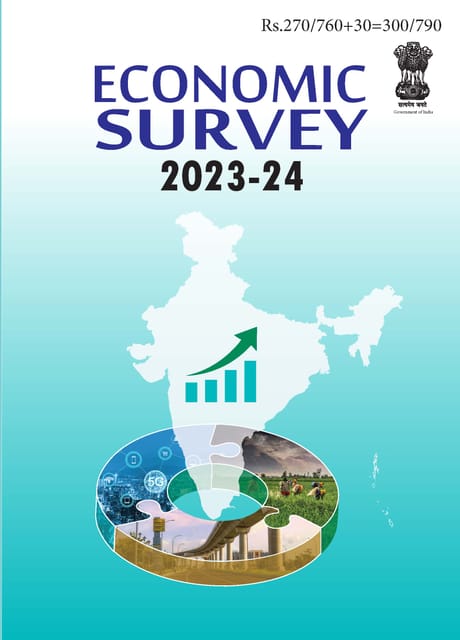 Economic Survey 2023-24 - [B/W PRINTOUT]