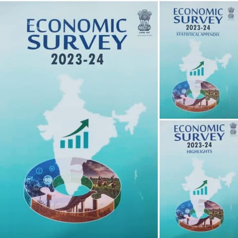 Economic Survey 2023-24 | Original Publication Division | A set of 3 books  by Government of India (Author)