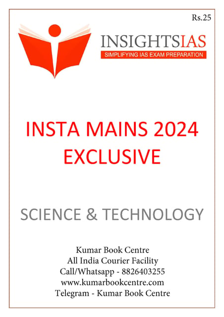 Science & Technology - Insights on India Mains Exclusive 2024 - [B/W PRINTOUT]