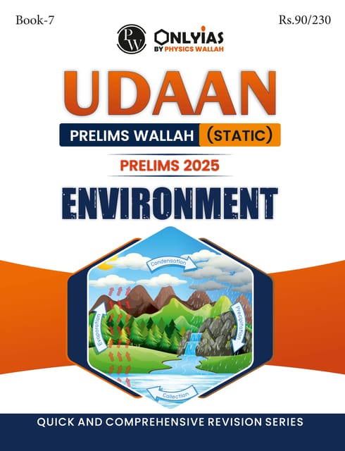 Environment - Only IAS Udaan (Static) 2025 - [B/W PRINTOUT]