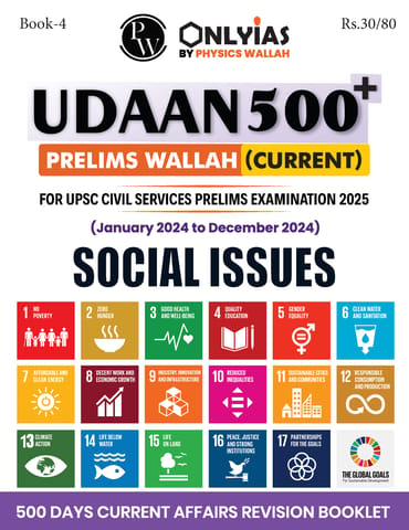 Social Issues - Only IAS Udaan 500 Plus Current 2025 - [B/W PRINTOUT]